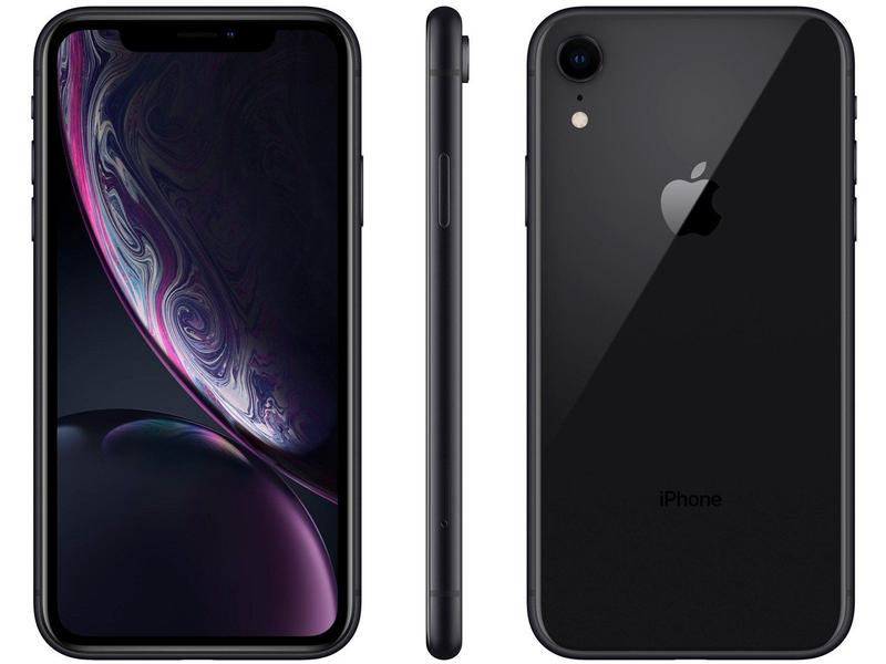 iPhone XR Apple 64GB Preto 6,1” 12MP - iOS - iPhone - Magazine Luiza